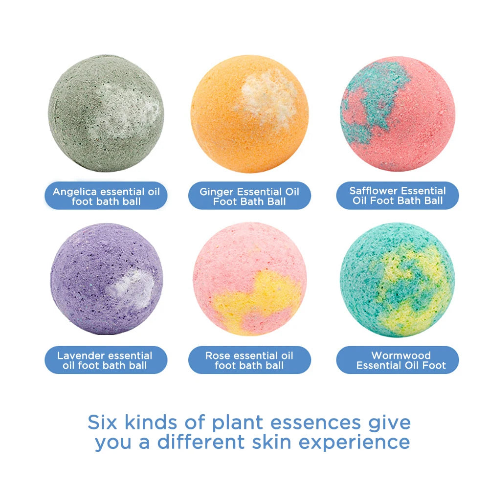 Aromatherapy Bath Bomb Set (12) – Stress Relief, Exfoliation & Skin Moisturizing