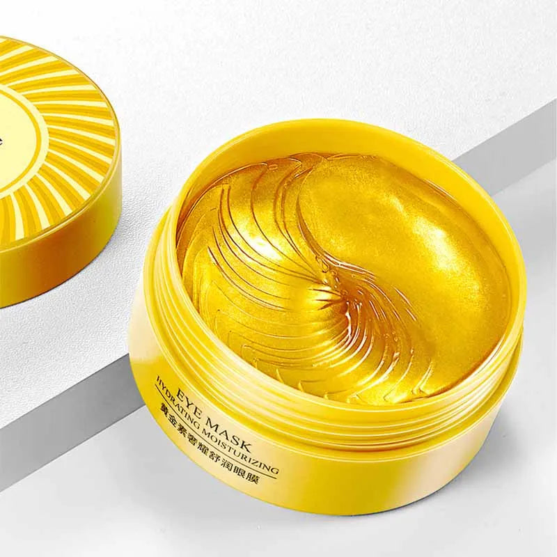 BIOAQUA Collagen Eye Mask – 60 Gel Patches for Moisturizing, Firming, and Dark Circle Reduction – Hydrating Eye Care Treatment²