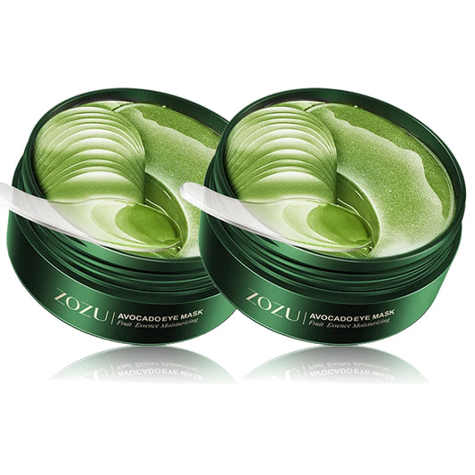 Zozu 120-Piece Avocado / Golden / Combo Collagen Eye Mask Set - Anti-Dark Circles, Eye Bag Reduction, Moisturizing & Firming Eye Patches