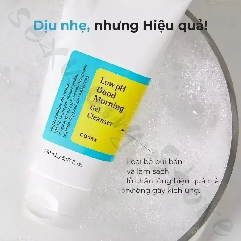 COSRX Amino Acid Mild Moisturizing Cleanser – 150mL Deep Cleansing, Oil Control & Skin-Nourishing Low pH Facial Cleanser