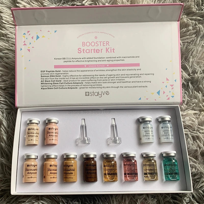 Stayve BB Glow Beginner Kit – Korean Niacinamide & Peptide Serum for Radiant Skin