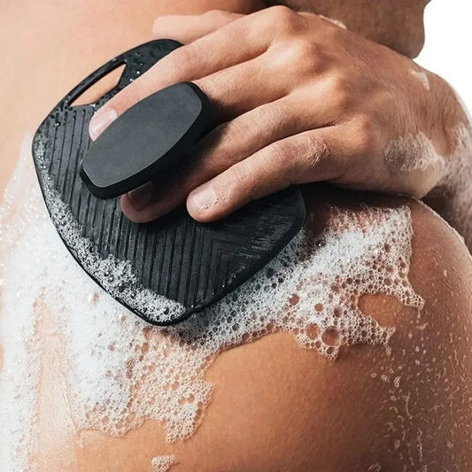 Soft Silicone Exfoliating Body Brush – Gentle Shower Scrubber & Massage Cleanser